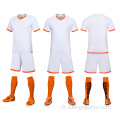 Soccer Jersey Shirt Set Uniforms de football rétro personnalisé